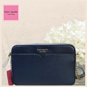 NWT KATE SPADE Wednesday Camera Style Bag Blue Color Block